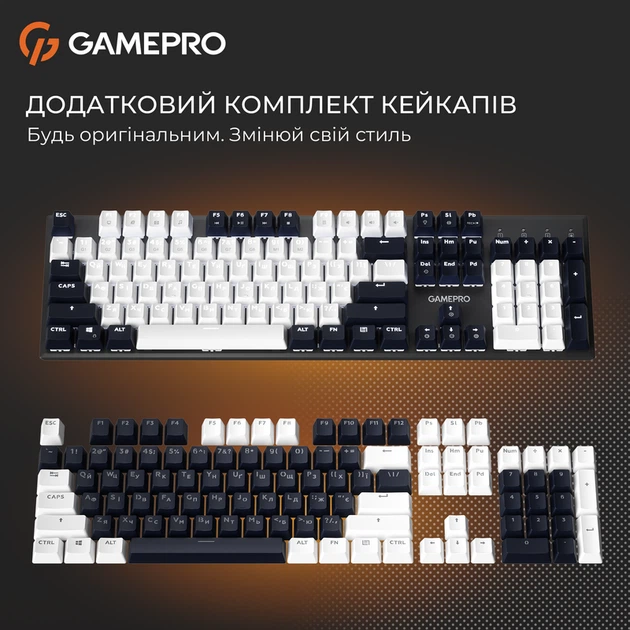 Дротова механічна клавіатура GamePro Genesis Metallic (MK144B) 100% Red switches - зображення 15