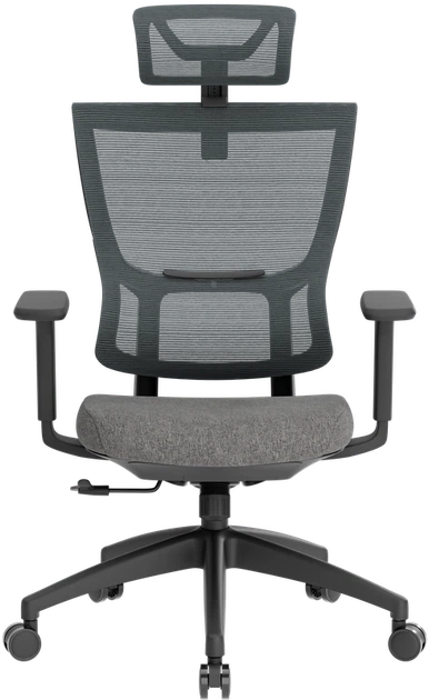 Крісло офісне OfficePro Elegant OC600-B-DG-DG - Фото 2 Крісло офісне OfficePro Elegant OC600-B-DG-DG - изображение 2