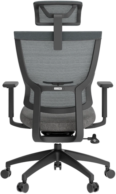 Крісло офісне OfficePro Elegant OC600-B-DG-DG - Фото 3 Крісло офісне OfficePro Elegant OC600-B-DG-DG - изображение 3