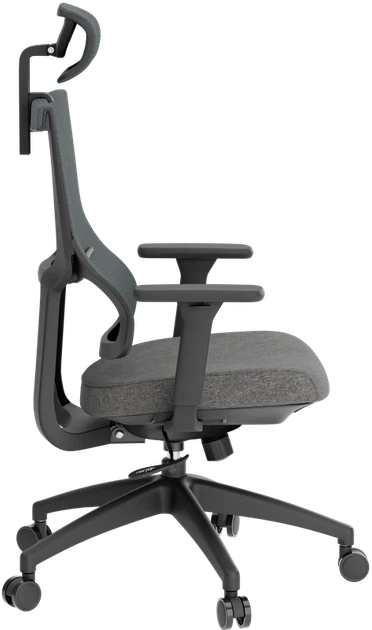 Крісло офісне OfficePro Elegant OC600-B-DG-DG - Фото 4 Крісло офісне OfficePro Elegant OC600-B-DG-DG - изображение 4