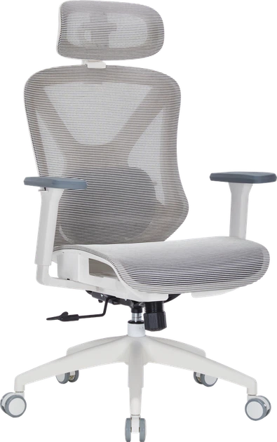 Крісло офісне Officepro Atlas OC630-W-LG-LG - изображение 6