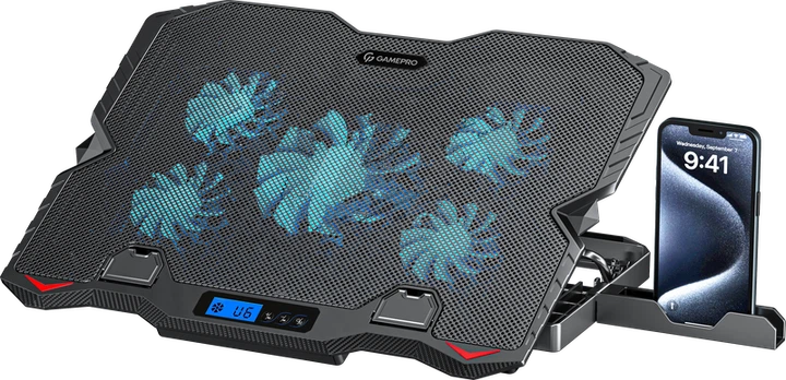 Підставка для охолодження ноутбука GamePro (CP560) - Фото 1 Підставка для охолодження ноутбука GamePro (CP560) - изображение 1