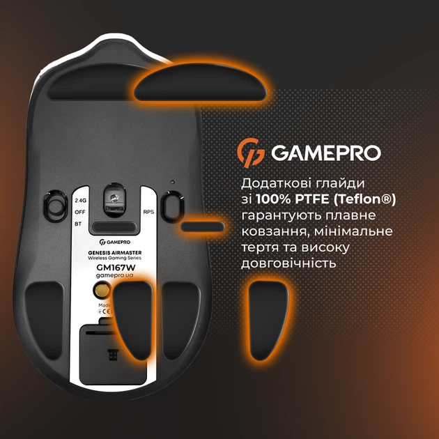 Бездротова ігрова миша GamePro Genesis Airmaster (GM167W) - зображення 14