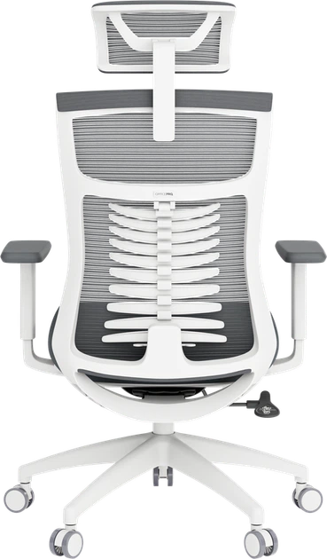 Крісло офісне OfficePro Balance OC550-W-DG-DG - зображення 3