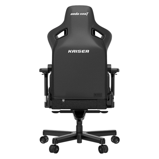 Крісло ігрове Anda Seat Kaiser 3 Black Fabric Size L - изображение 4