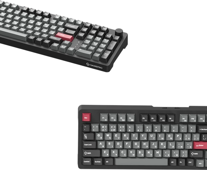 Бездротова механічна клавіатура GamePro Asgard Drakkar (MK305BK) - зображення 4