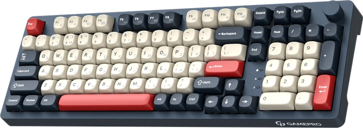 Бездротова механічна клавіатура GamePro Asgard Drakkar (MK305BL) - изображение 2