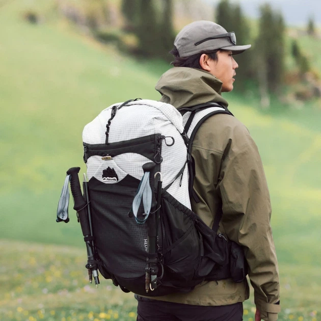 Рюкзак туристичний Naturehike Helium CNK2450XB016, 40 л, білий, M - зображення 9