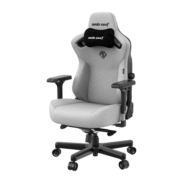 Крісло ігрове Anda Seat Kaiser 3 Grey Fabric Size XL - изображение 4
