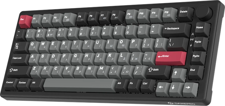 Бездротова механічна клавіатура GamePro Asgard Yord (MK266BK) - зображення 2