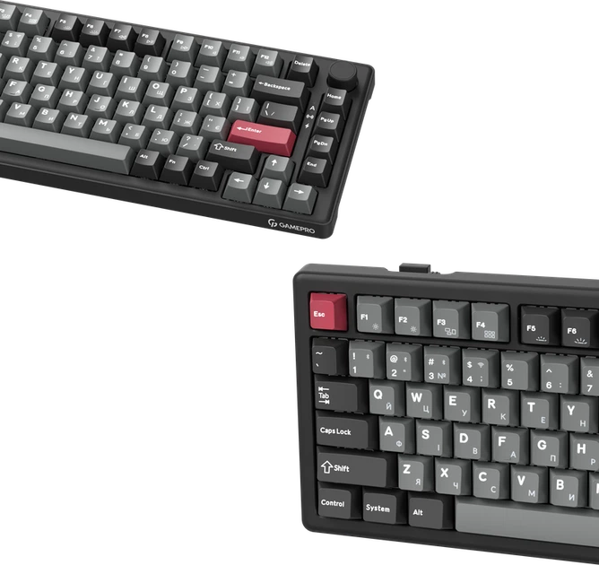Бездротова механічна клавіатура GamePro Asgard Yord (MK266BK) - зображення 4