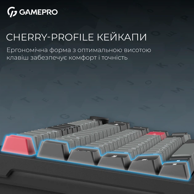 Бездротова механічна клавіатура GamePro Asgard Yord (MK266BK) - зображення 14