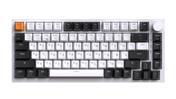 Бездротова механічна клавіатура GamePro Asgard Valhalla (MK160W Pro) 75% QLAB orange switches - Фото 1 Бездротова механічна клавіатура GamePro Asgard Valhalla (MK160W Pro) 75% QLAB orange switches - зображення 1
