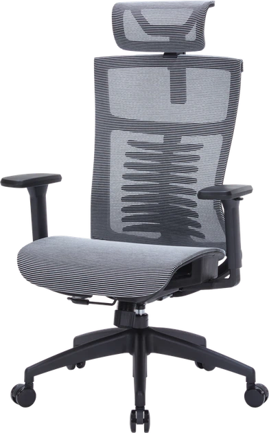 Крісло офісне OfficePro Balance OC620-B-DG-DG - Фото 1 Крісло офісне OfficePro Balance OC620-B-DG-DG - зображення 1