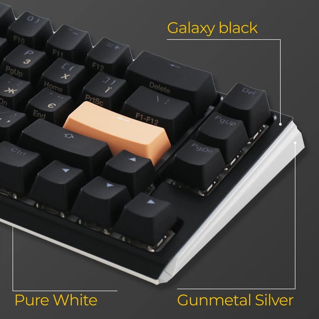 Механічна клавіатура Ducky One 3 Mini Cherry MX Brown RGB Black UA - изображение 13
