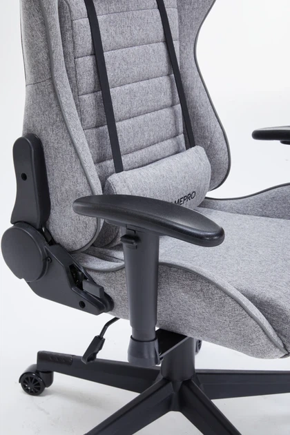 Крісло ігрове GamePro GC575FG Fabric Gray - изображение 7