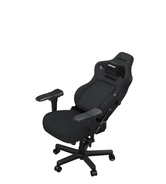 Крісло ігрове Anda Seat Kaiser 4 Dark Grey Fabric Size L - Фото 2 Крісло ігрове Anda Seat Kaiser 4 Dark Grey Fabric Size L - изображение 2