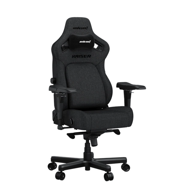 Крісло ігрове Anda Seat Kaiser 4 Dark Grey Fabric Size L - Фото 3 Крісло ігрове Anda Seat Kaiser 4 Dark Grey Fabric Size L - изображение 3