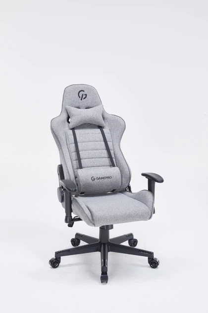 Крісло ігрове GamePro GC575FG Fabric Gray - изображение 15