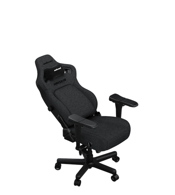 Крісло ігрове Anda Seat Kaiser 4 Dark Grey Fabric Size L - Фото 12 Крісло ігрове Anda Seat Kaiser 4 Dark Grey Fabric Size L - изображение 12
