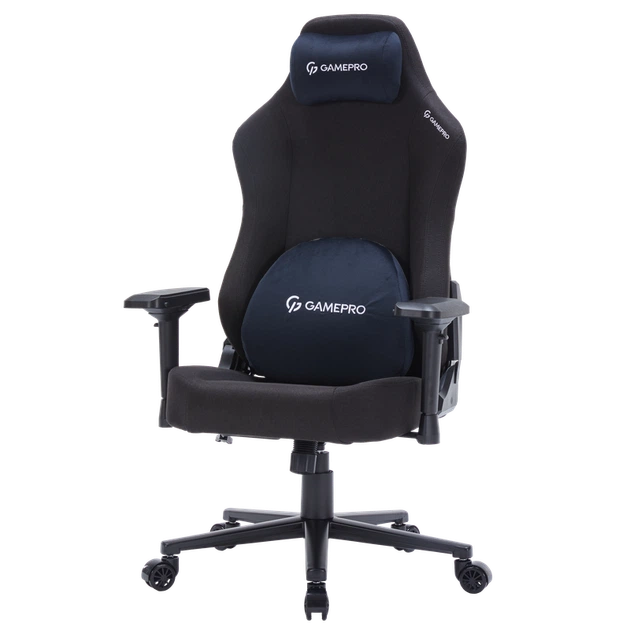 Крісло ігрове GamePro FGC750B Fabric Black - Фото 2 Крісло ігрове GamePro FGC750B Fabric Black - изображение 2