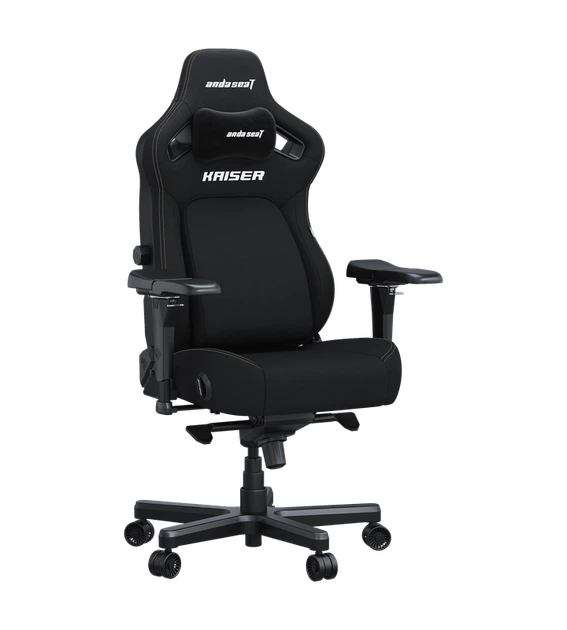 Крісло ігрове Anda Seat Kaiser 4 Black Fabric Size XL - зображення 2
