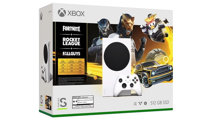 Консоль Microsoft Xbox Series S Fortnite + Rocket League + FallGuys Bundle 512GB White - зображення 3