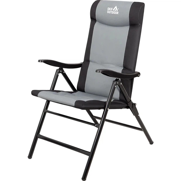 Стілець розкладний Skif Outdoor Chevalier grey/black OC00403 - Фото 2 Стілець розкладний Skif Outdoor Chevalier grey/black OC00403 - зображення 2