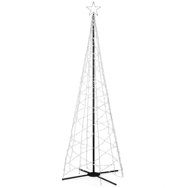Świecąca choinka Springos CL4155 dekoracja świąteczna do ogrodu 500 cm 840 LED (5908455305723) - obraz 2