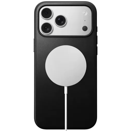 Кожаный чехол Nomad Modern Leather Case Black для iPhone 17 Pro Max (NM014285858) - изображение 2