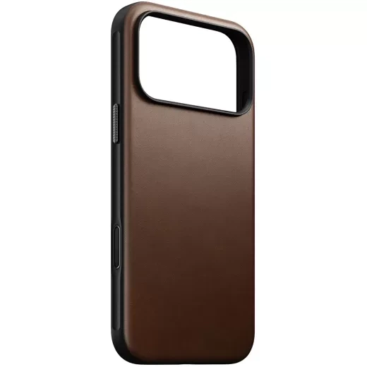Кожаный чехол Nomad Modern Leather Case Brown для iPhone 17 Pro Max (NM014278858) - изображение 4