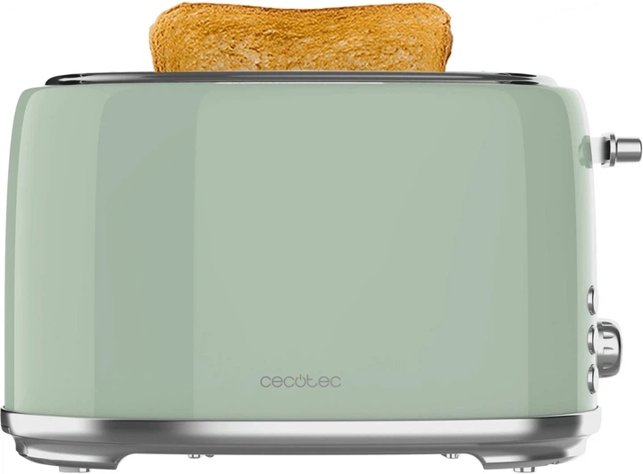 Тостер Cecotec Toast&Taste 1000 Retro Double Green - зображення 3