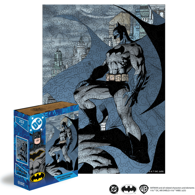 Деревянный официальный лицензионный пазл Woods Story The Batman Бетмен Охранник Готема 40x29 см - Фото 1 Деревянный официальный лицензионный пазл Woods Story The Batman Бетмен Охранник Готема 40x29 см - изображение 1