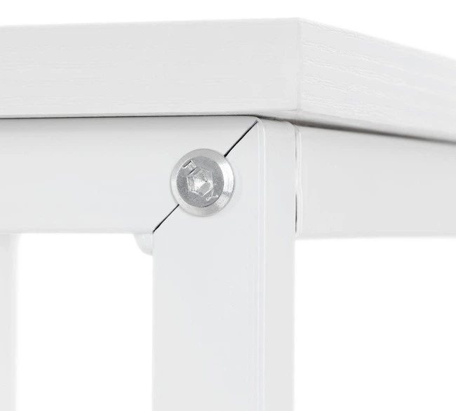 Комп'ютерний стіл Springos HF0042 100 x 50 x 76 см Білий (5908455305006) - зображення 6