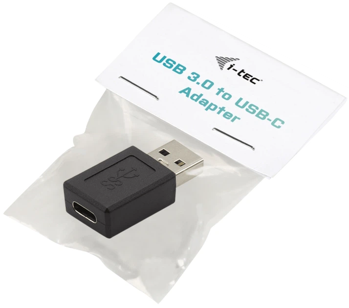 Перехідник i-tec USB 3.0/3.1 to USB-C Adapter Black (C31TYPEA) - зображення 5