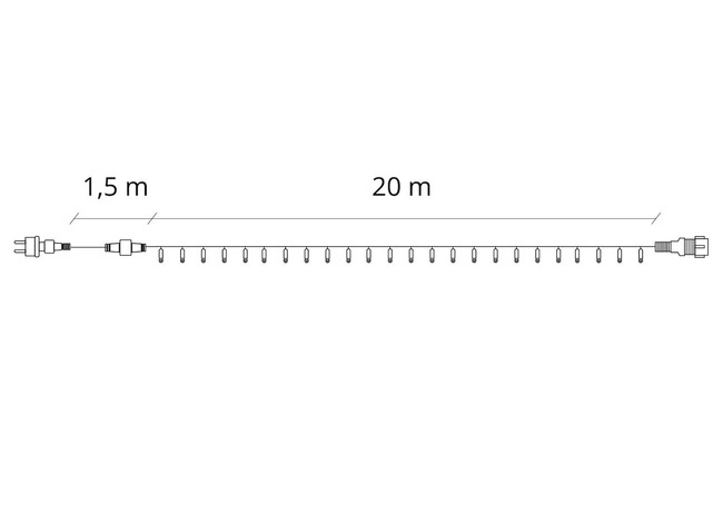 Wąż świetlny Springos CL4116 480 LED 21.5 m Biały ciepły (5907719465203) - obraz 8