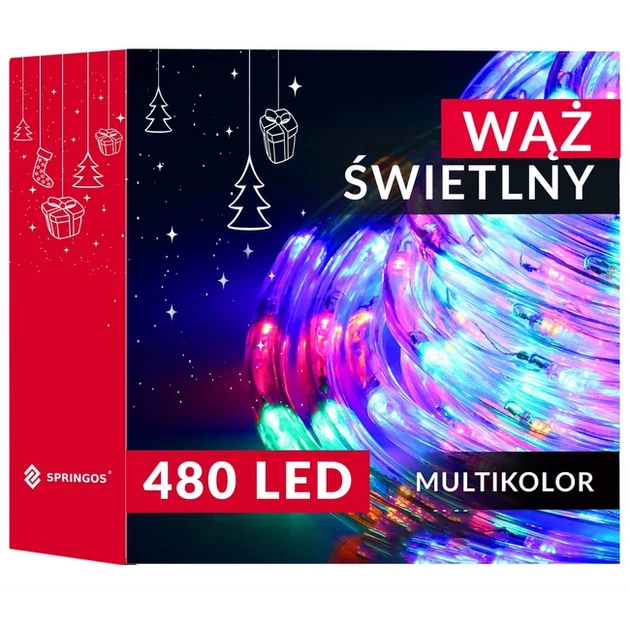 Wąż świetlny Springos CL4118 480 LED 21.5 m Multikolorowy (5907719465227) - obraz 8