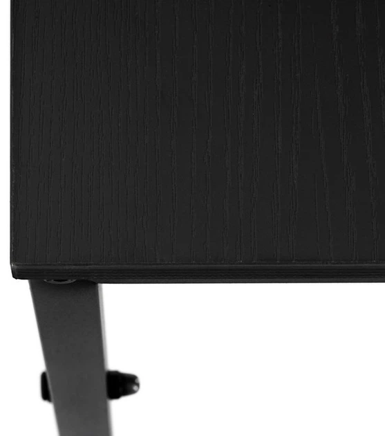 Biurko komputerowe SPRINGOS HF0046 regał z półkami Czarny (5908455305044) - obraz 4