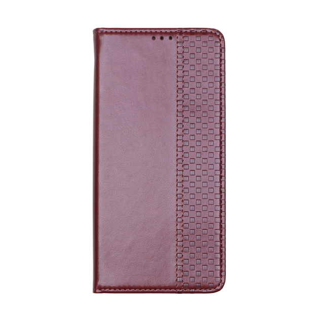 Протиударний Чохол-книжка Chess Skin для Samsung Galaxy S25 Ultra 5G (S938) Bordo - Фото 1 Протиударний Чохол-книжка Chess Skin для Samsung Galaxy S25 Ultra 5G (S938) Bordo - зображення 1