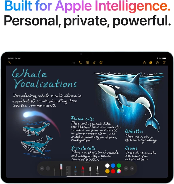 Планшет Apple iPad Air 11" M3 2025 Wi-Fi + Cellular 512GB Blue (MCG54T) - зображення 5