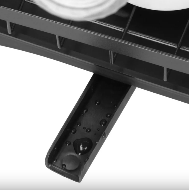 Suszarka do naczyń Springos metalowa dwupoziomowa 42 x 30 x 31.5 cm Czarna (5908455300513) - obraz 6