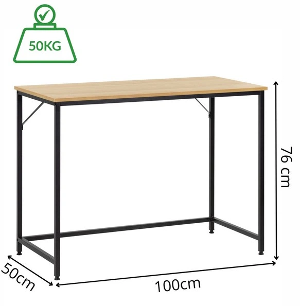 Комп'ютерний стіл Springos HF0044 100 x 50 x 76 см Світло коричневий (5908455305020) - зображення 7