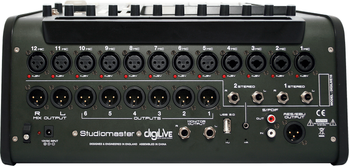 Mikser cyfrowy Studiomaster Digilive 16 (5060255343425) - obraz 3