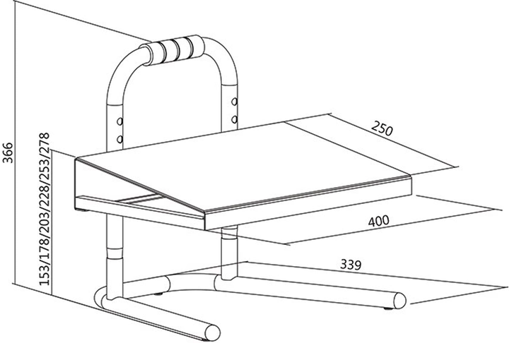 Podnóżek Logilink Free-standing Footrest (4052792048124) - obraz 4