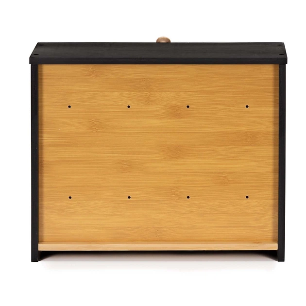 Chlebak Springos bambusowy dwupoziomowy Czarny (5908455306140) - obraz 12