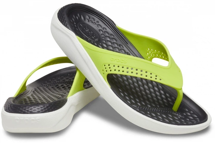 В'єтнамки Crocs Literide flip 205182-3T4-M9 42-43 27 см Салатові (205182-3T4) - Фото 8 В'єтнамки Crocs Literide flip 205182-3T4-M9 42-43 27 см Салатові (205182-3T4) - зображення 8
