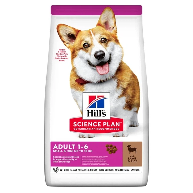 Hill’s SCIENCE PLAN Adult Small&Mini Сухий корм для дорослих собак малих і мініатюрних порід, з ягням і рисом, 0,3 кг - Фото 3 Hill’s SCIENCE PLAN Adult Small&Mini Сухий корм для дорослих собак малих і мініатюрних порід, з ягням і рисом, 0,3 кг - изображение 3