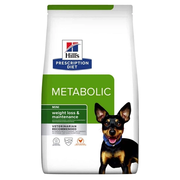 Hill’s PRESCRIPTION DIET Metabolic Mini Сухий корм для собак малих порід для контролю та зниження ваги, з куркою, 1 кг - изображение 9