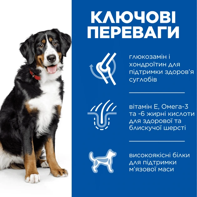 Hill’s SCIENCE PLAN Adult Large Breed Сухий корм для дорослих собак великих порід, з ягням і рисом, BONUS Bag -12+2кг - Фото 2 Hill’s SCIENCE PLAN Adult Large Breed Сухий корм для дорослих собак великих порід, з ягням і рисом, BONUS Bag -12+2кг - изображение 2
