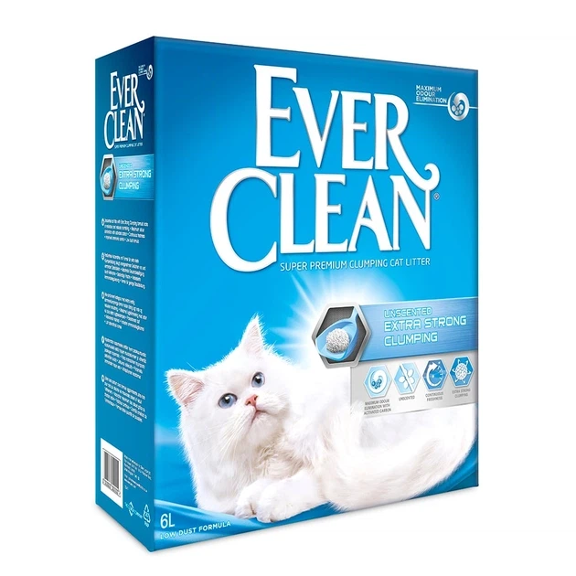 Ever Clean Extra Strong Clumping Unscented Екстра сильно грудкуючий наповнювач без аромату, 6 л - изображение 2
